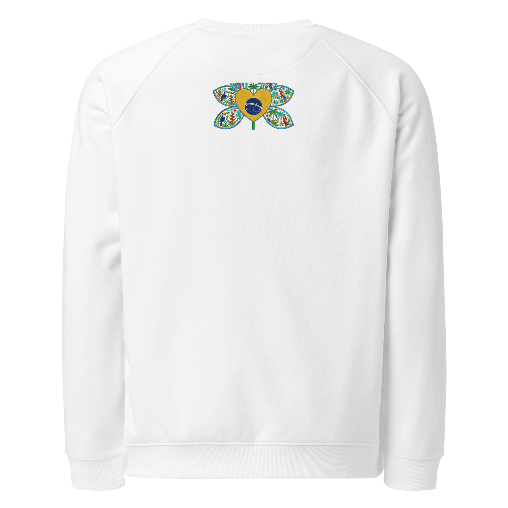Brazil Samba Unisex organic raglan sweatshirt - Alivwood