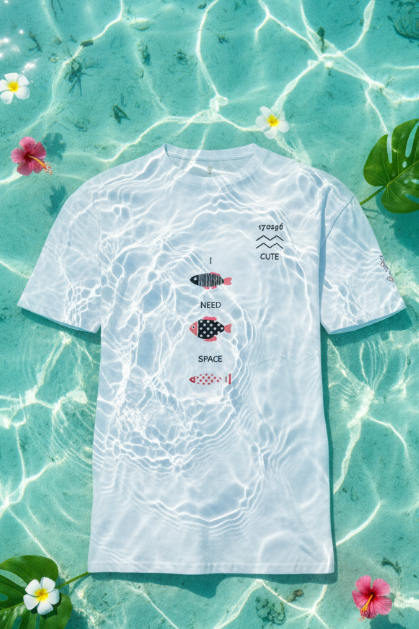 Cute Aquarius Need Space white Unisex premium t-shirt - Alivwood