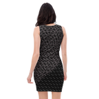 Tears and Heart Black Bodycon dress - Alivwood
