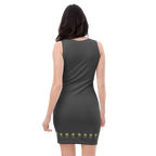 Alivwood Floral Black Bodycon dress - Alivwood