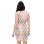 Flower pink Bodycon dress - Alivwood