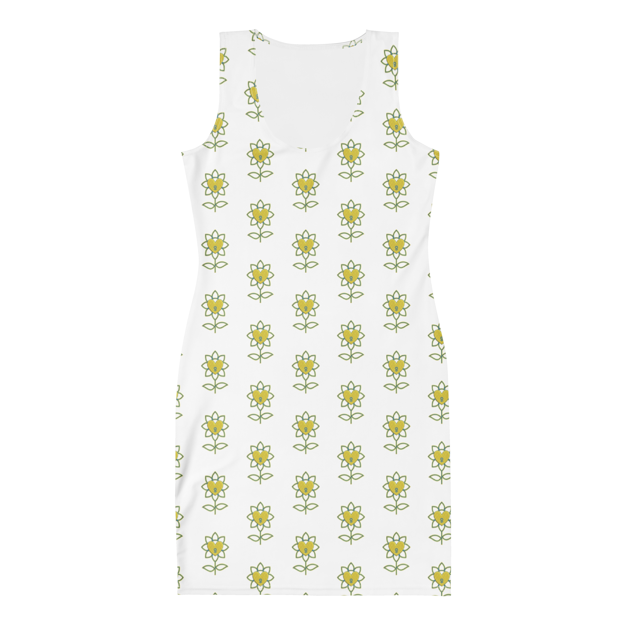 Flower Bodycon dress - Alivwood