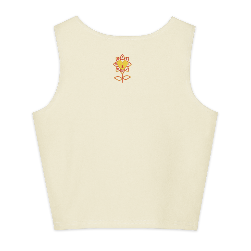 Waiting you at sunset Cotton crop top - Alivwood