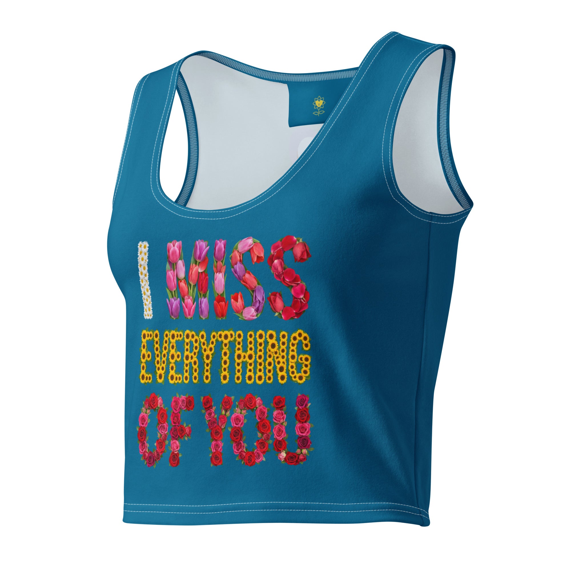 I miss everything Cotton crop top - Alivwood