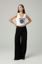 Dream come true Travelling Cotton crop top - Alivwood