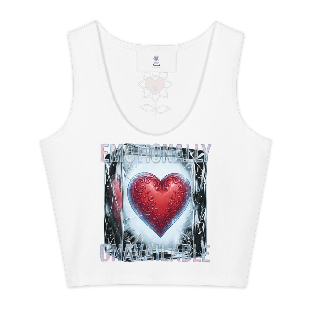 Emotionally Unavailable Cotton crop top - Alivwood