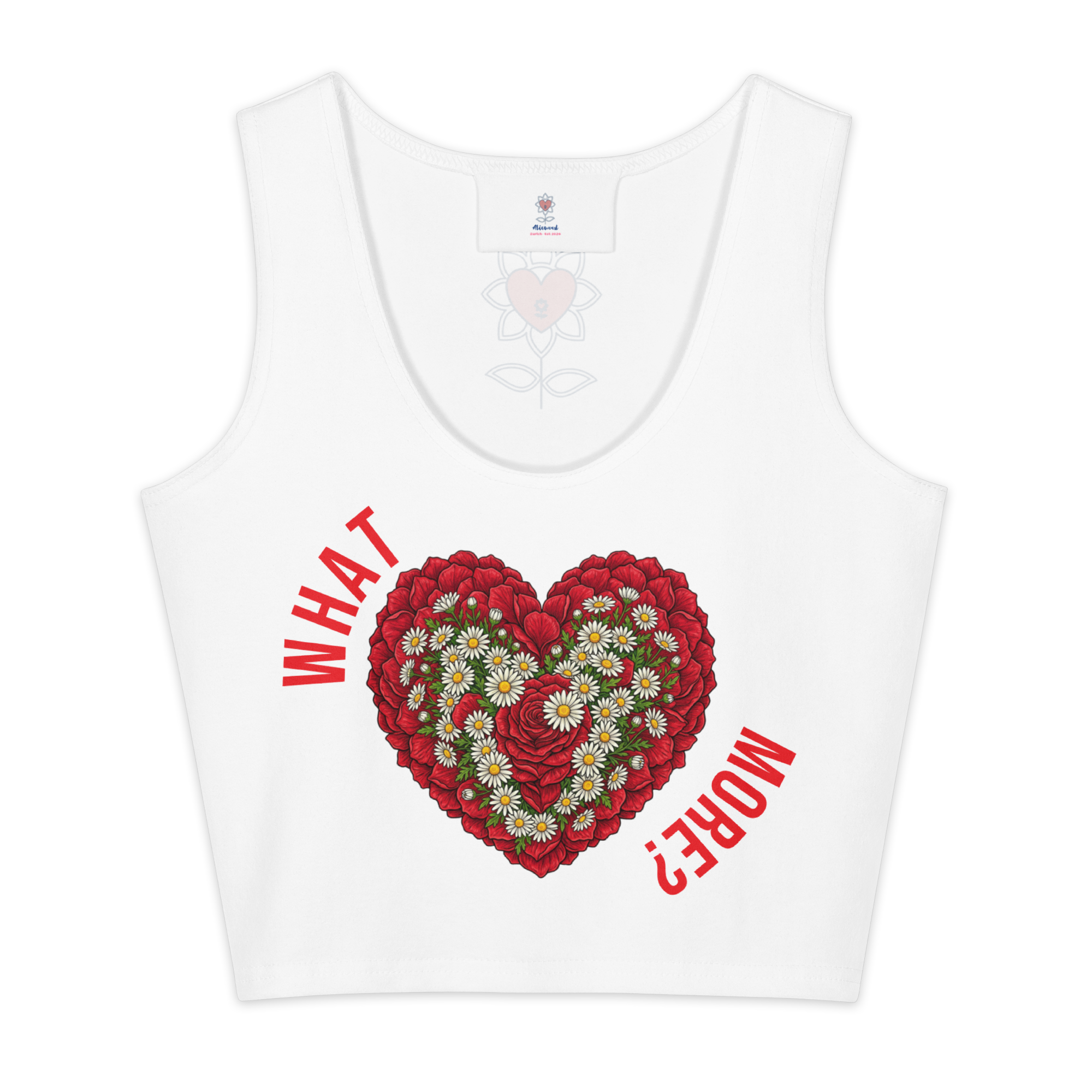 What more? Cotton crop top - Alivwood