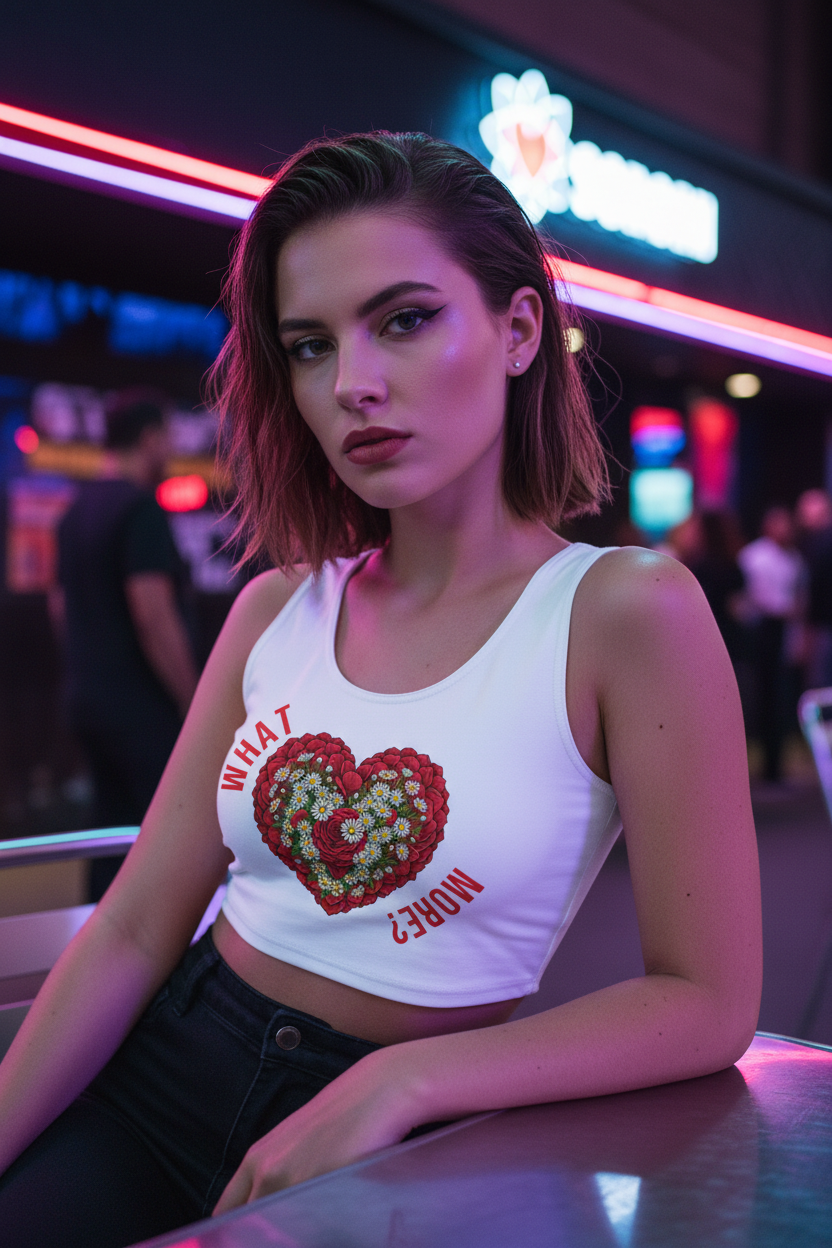 What more? Cotton crop top - Alivwood