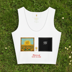 With and without you Cotton crop top - Alivwood
