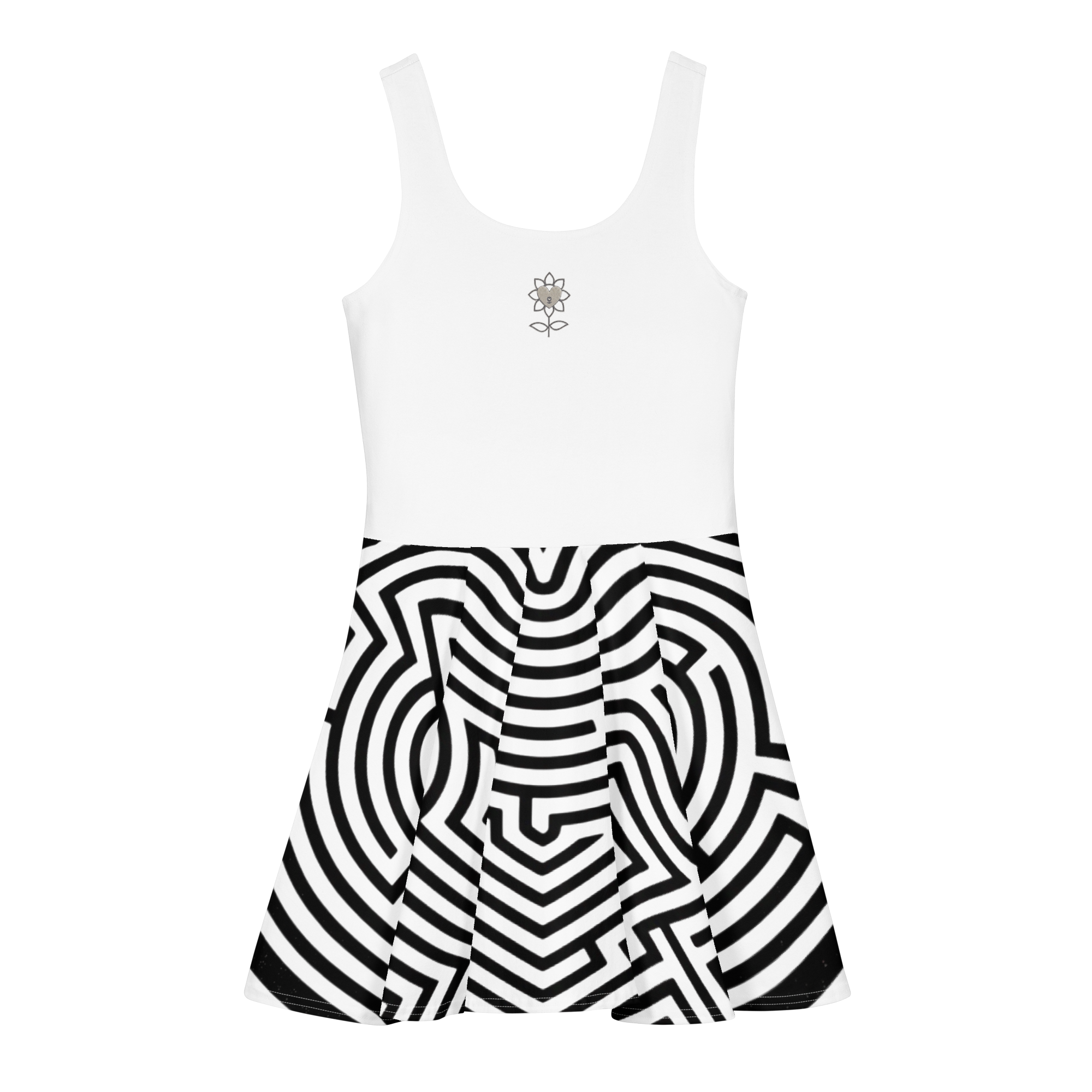No Way Out Cotton skater dress - Alivwood