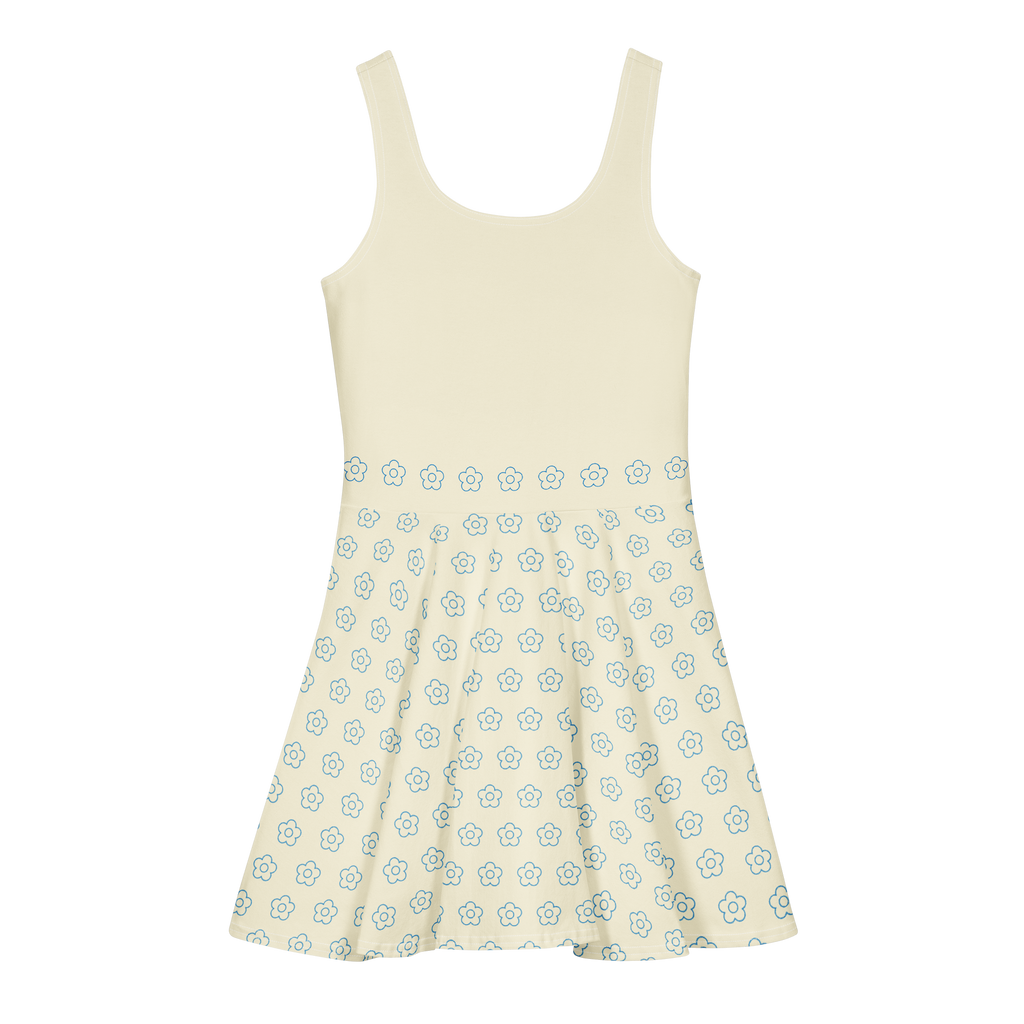Logo Alivwood ceramic Cotton skater dress - Alivwood