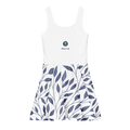 Logo Alivwood Blue Jeans Cotton skater dress - Alivwood