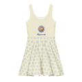 Logo Alivwood ceramic Cotton skater dress - Alivwood