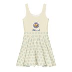 Logo Alivwood ceramic Cotton skater dress - Alivwood
