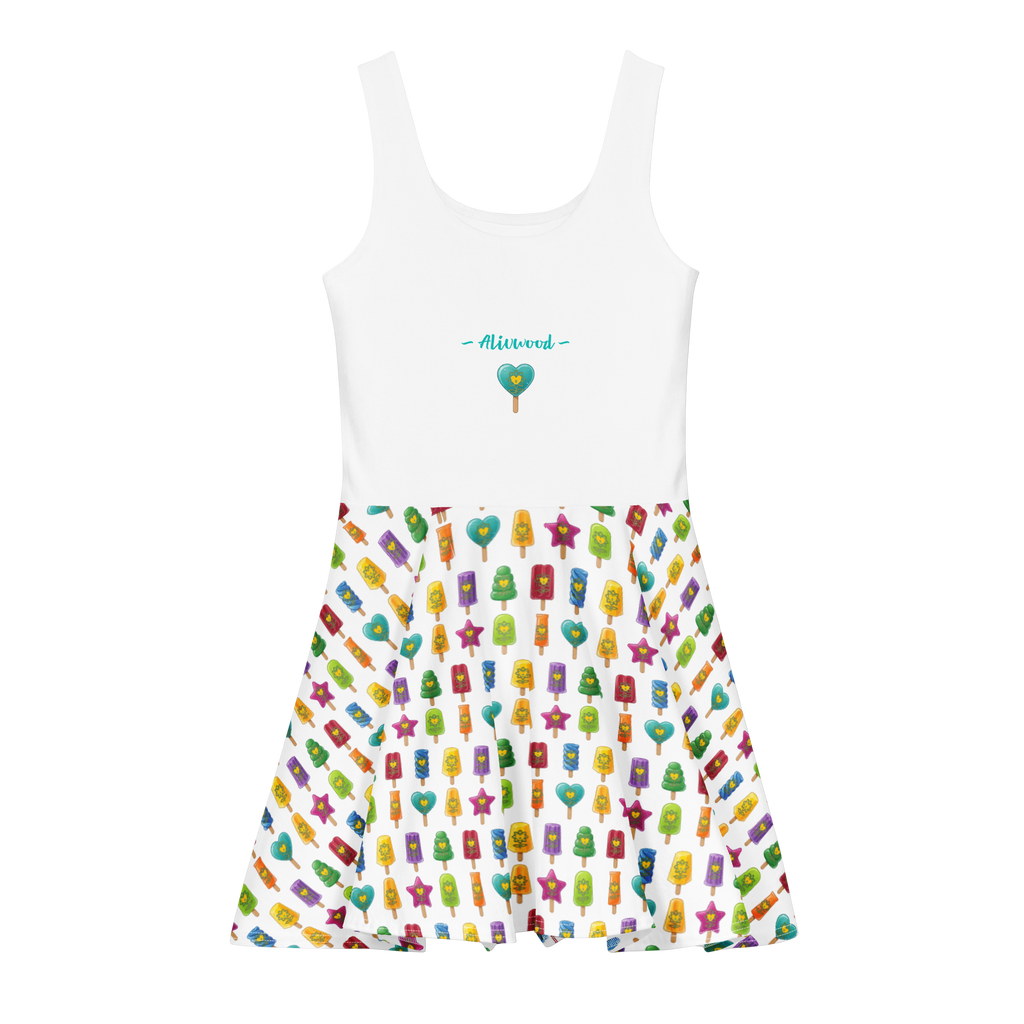 Ice Lolly Alivwood Cotton skater dress - Alivwood