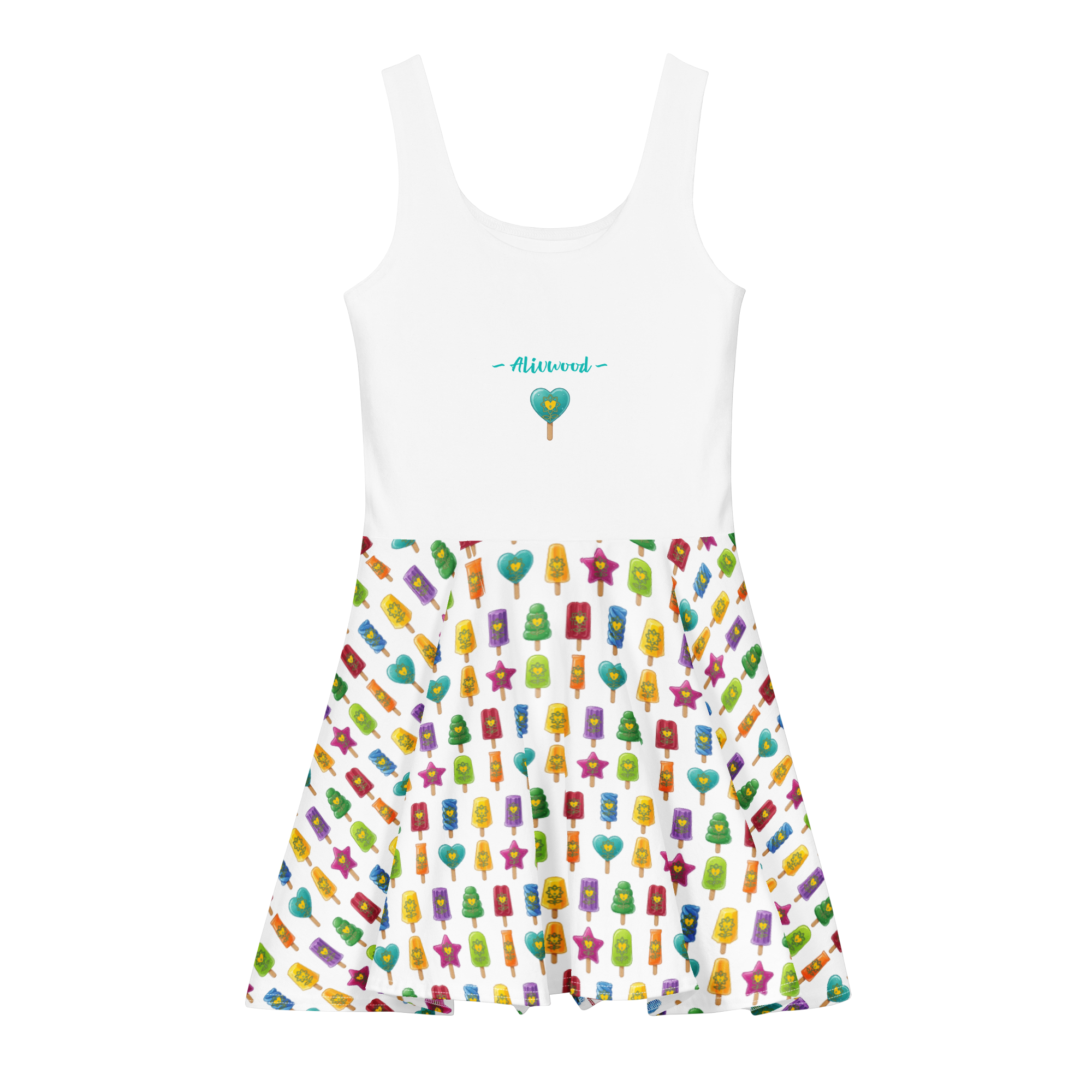 Ice Lolly Alivwood Cotton skater dress - Alivwood