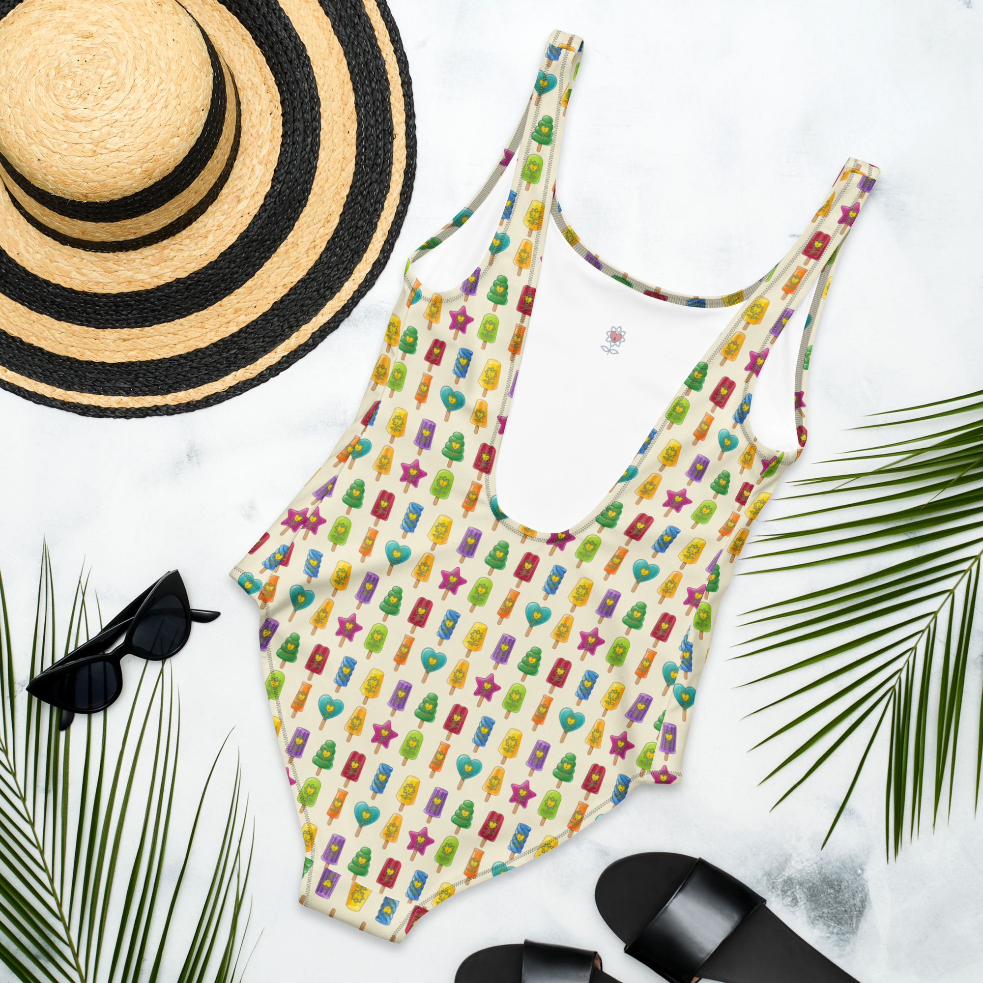 Ice Lolly One-Piece Swimsuit - Alivwood