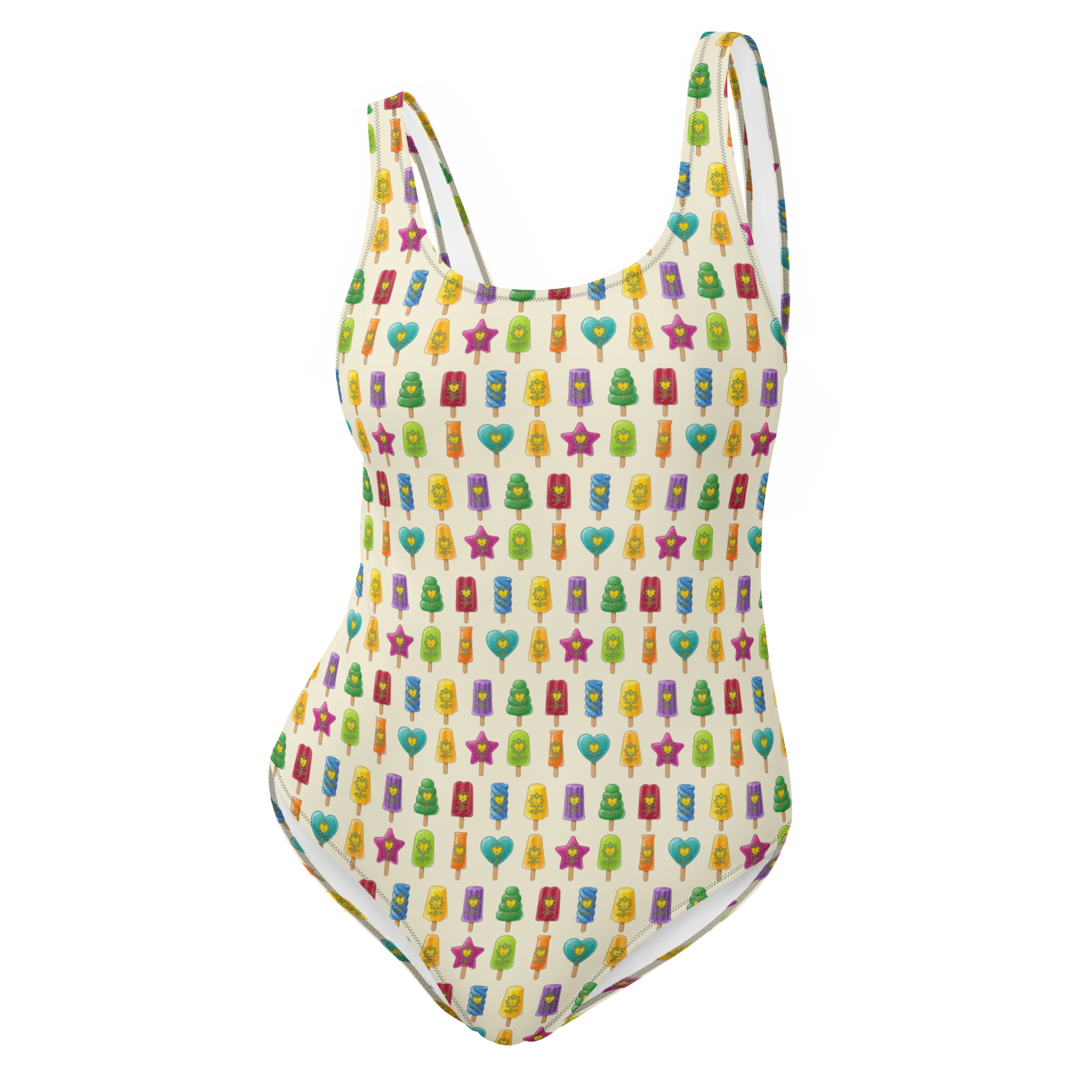 Ice Lolly One-Piece Swimsuit - Alivwood