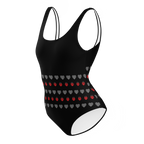 Ladybug and Heart One-Piece Swimsuit - Alivwood