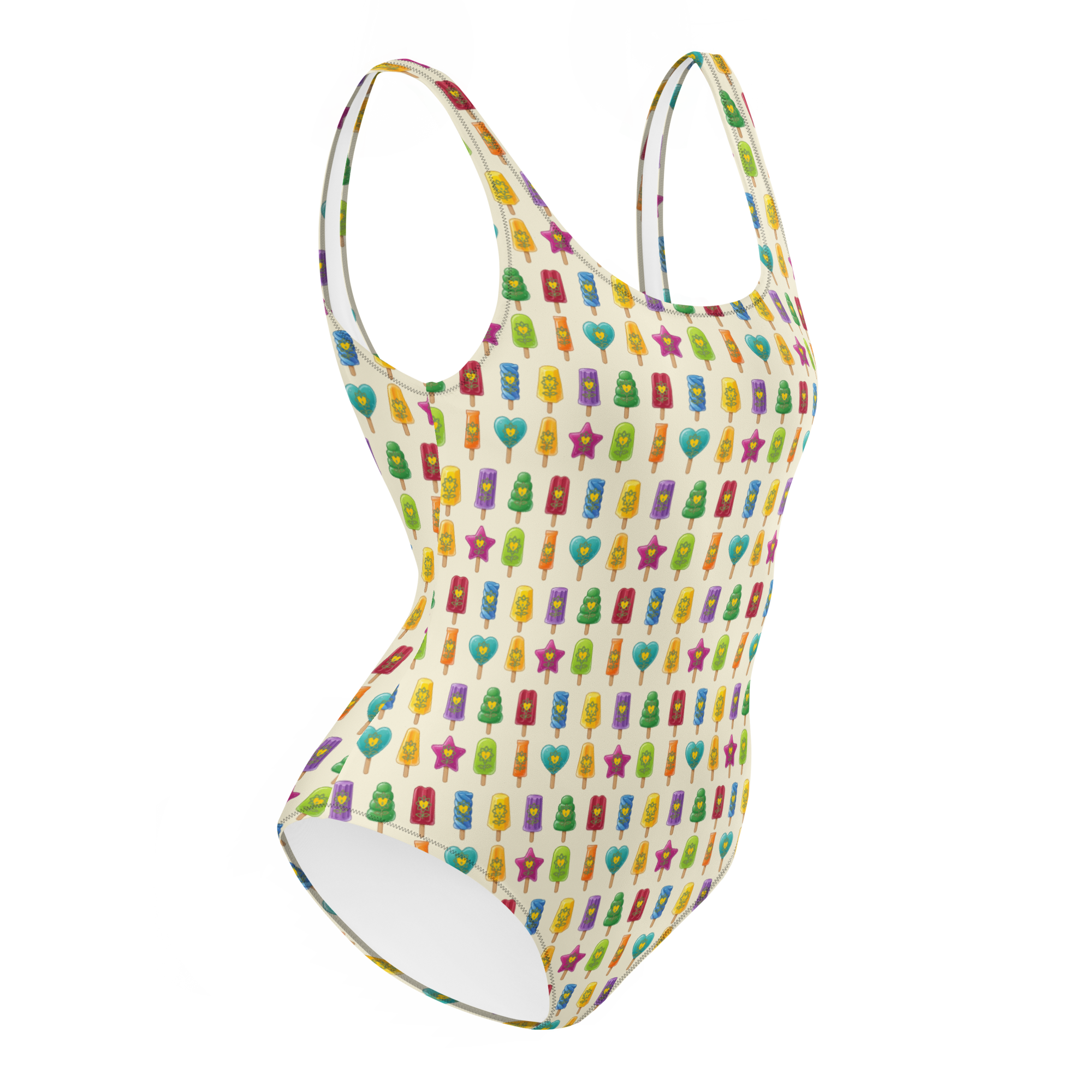 Ice Lolly One-Piece Swimsuit - Alivwood