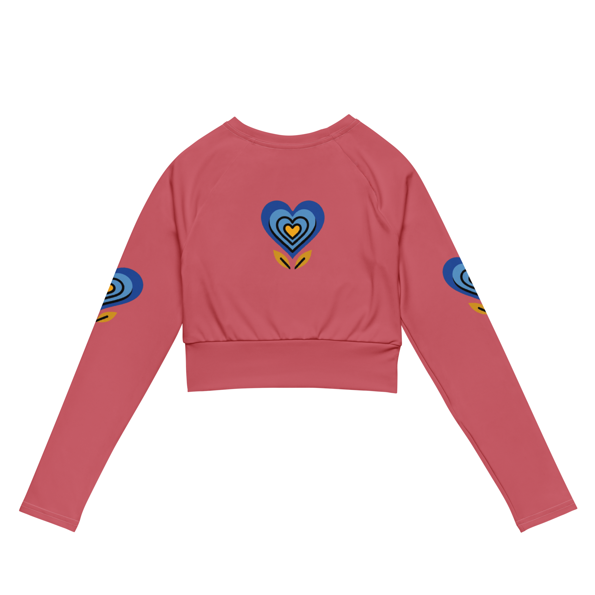 Can't explain Recycled long-sleeve crop top - Alivwood