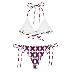 XXX All-over print recycled string bikini - Alivwood