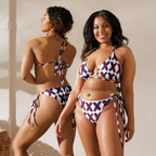 XXX All-over print recycled string bikini - Alivwood