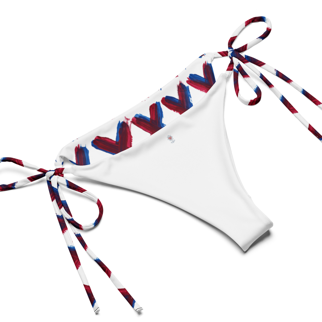 XXX All-over print recycled string bikini - Alivwood
