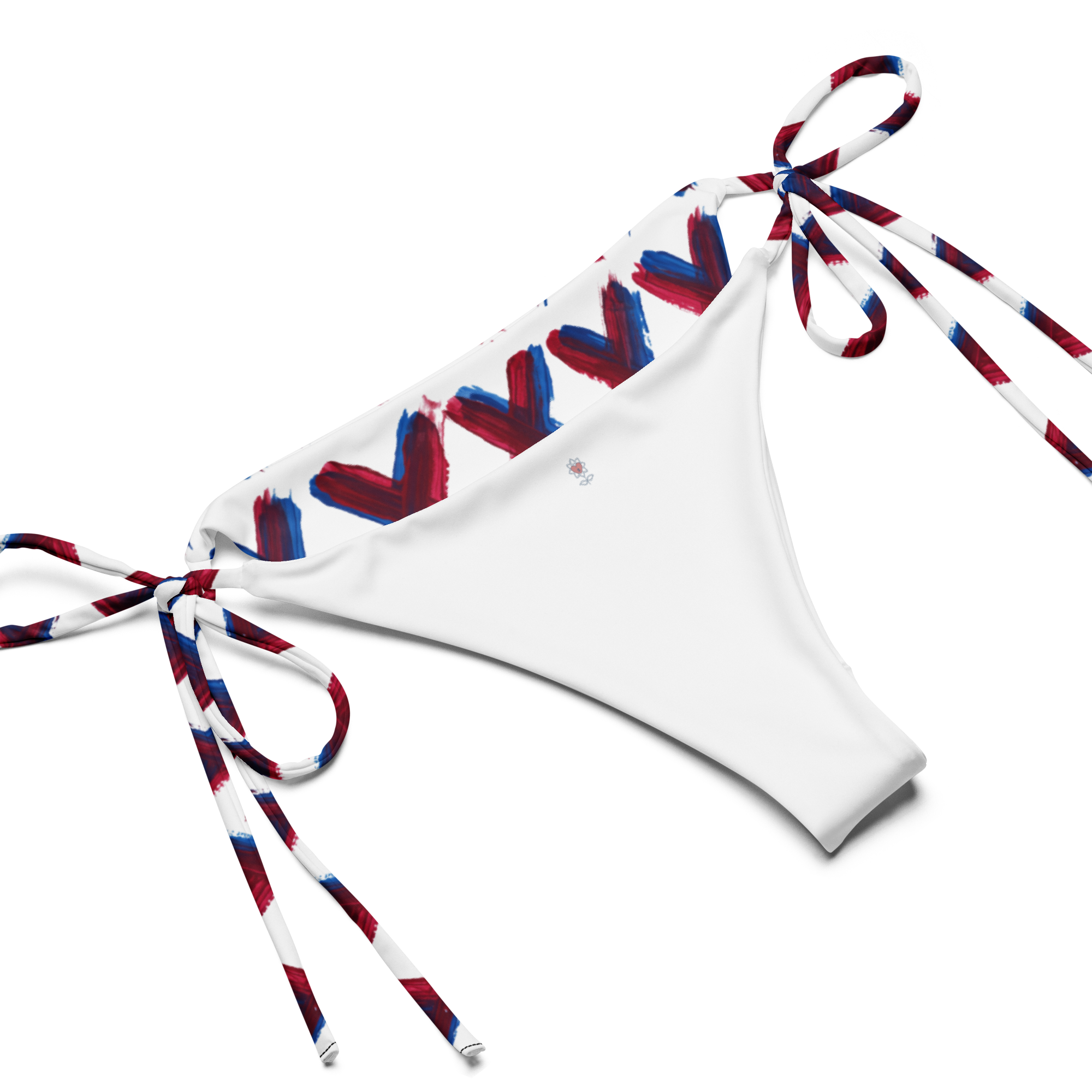 XXX All-over print recycled string bikini - Alivwood