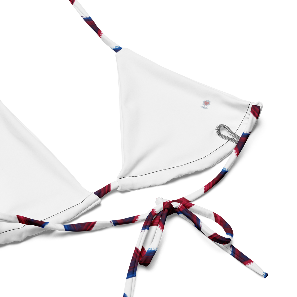 XXX All-over print recycled string bikini - Alivwood