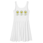 3Flowers Skater Dress - Alivwood