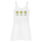3Flowers Skater Dress - Alivwood