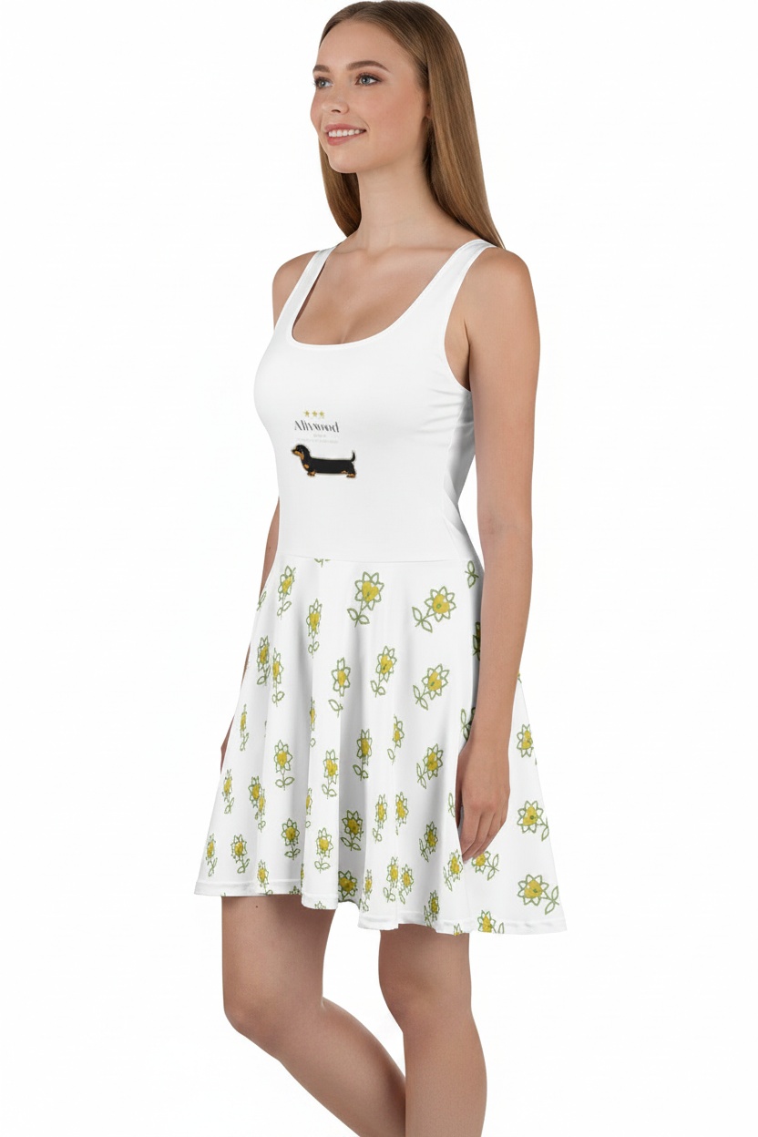 Vestido de patinadora Alivwood SausageDog