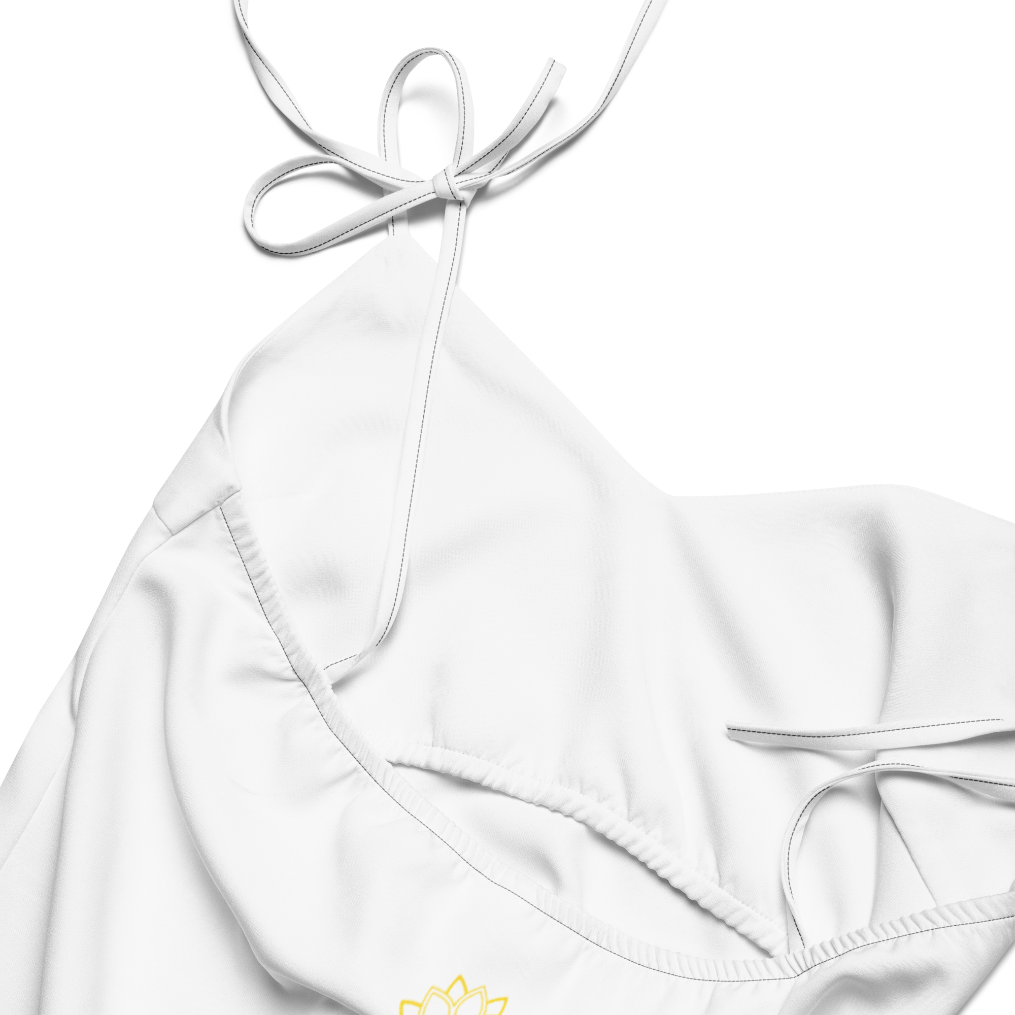 Alivwood Logo Tie-strap midi dress - Alivwood