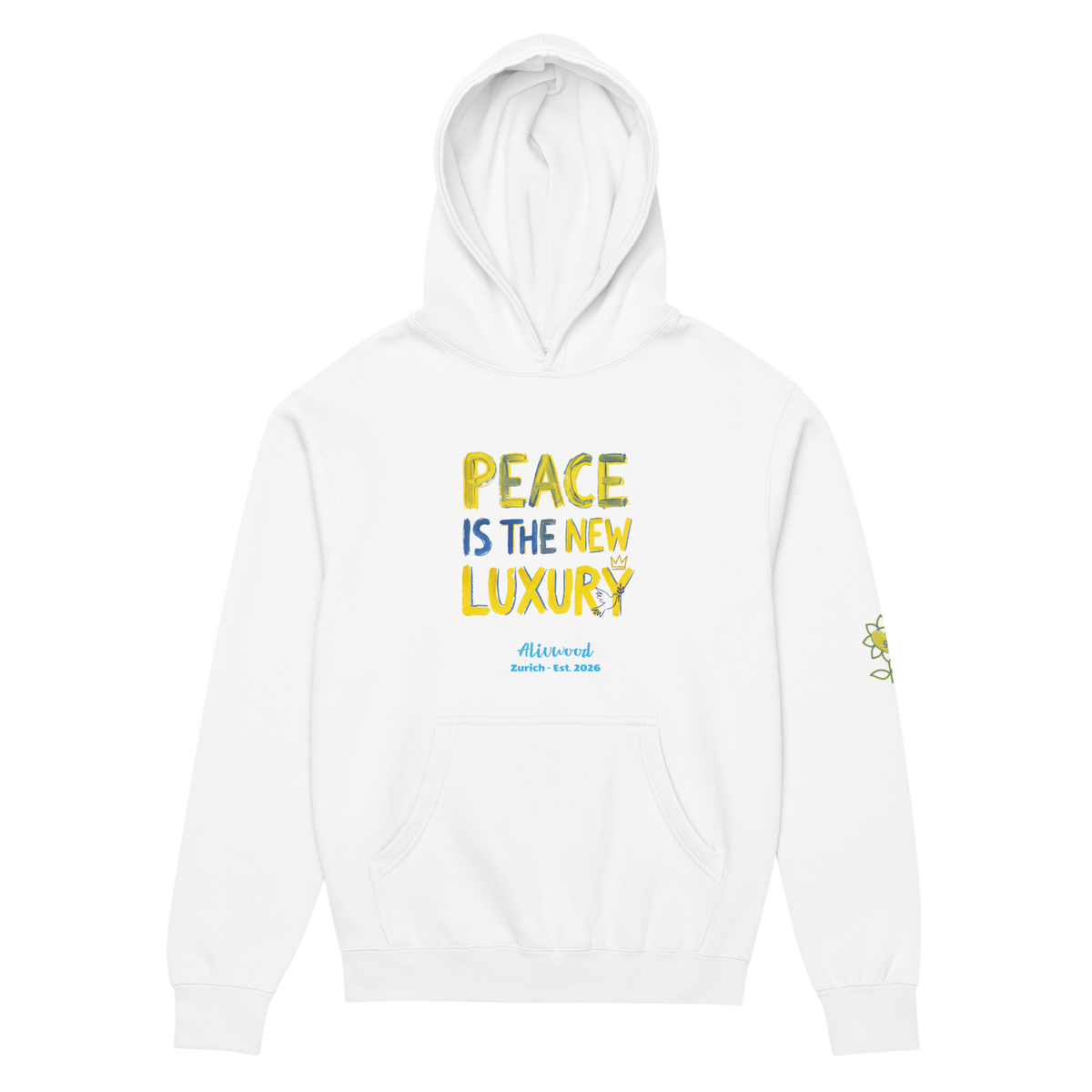 Peace is the new Luxury hoodie - Alivwood