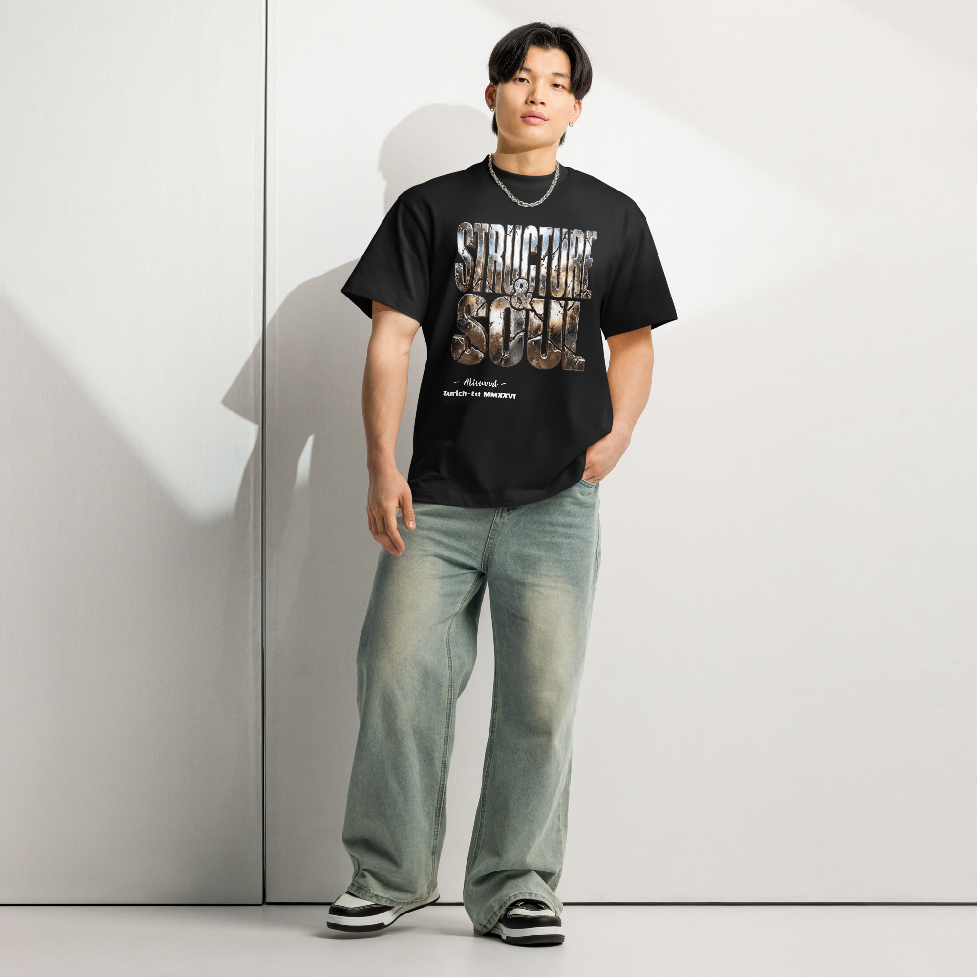 Structure and Soul Men’s box tee - Alivwood
