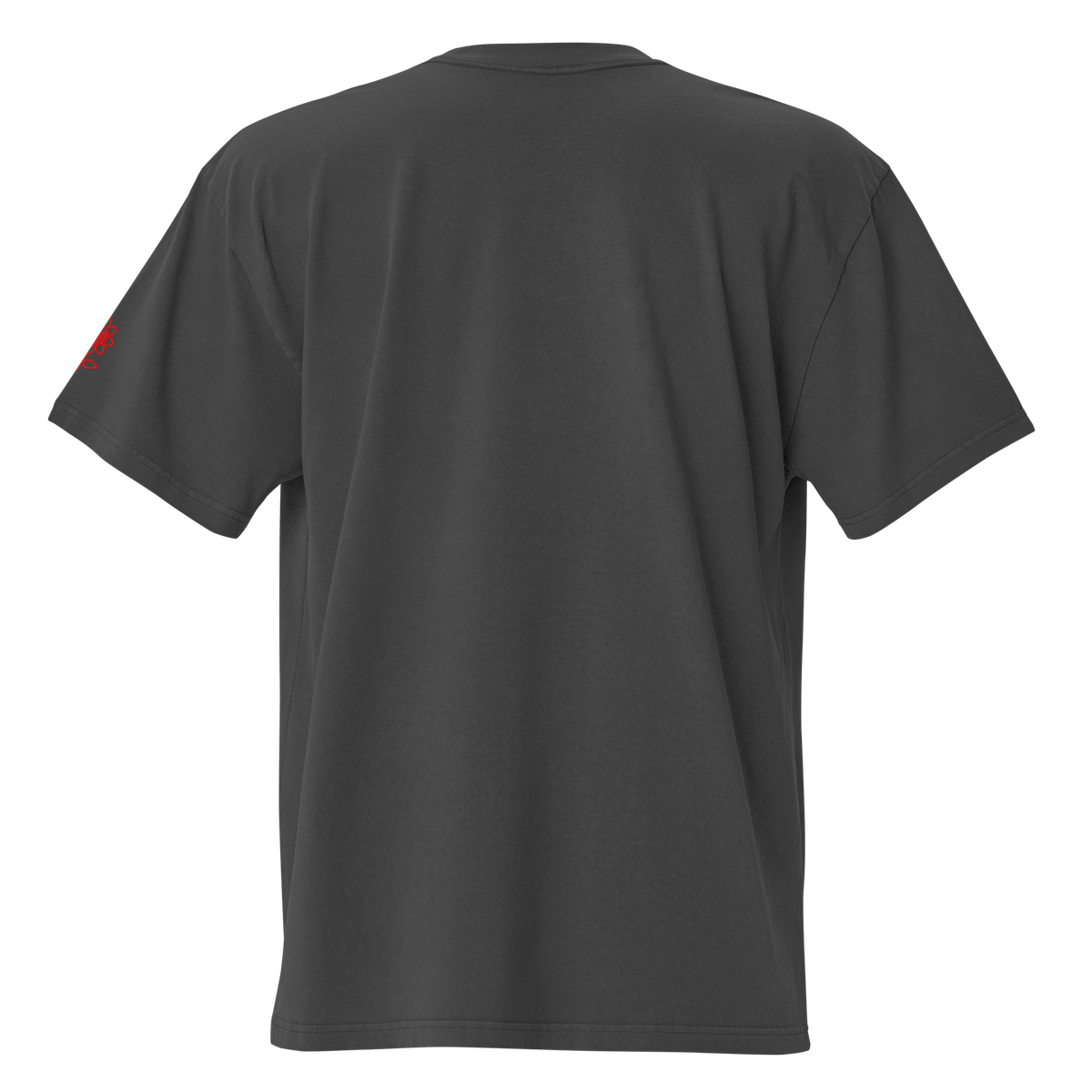 Gimme peace Embroidery Oversized faded t-shirt - Alivwood