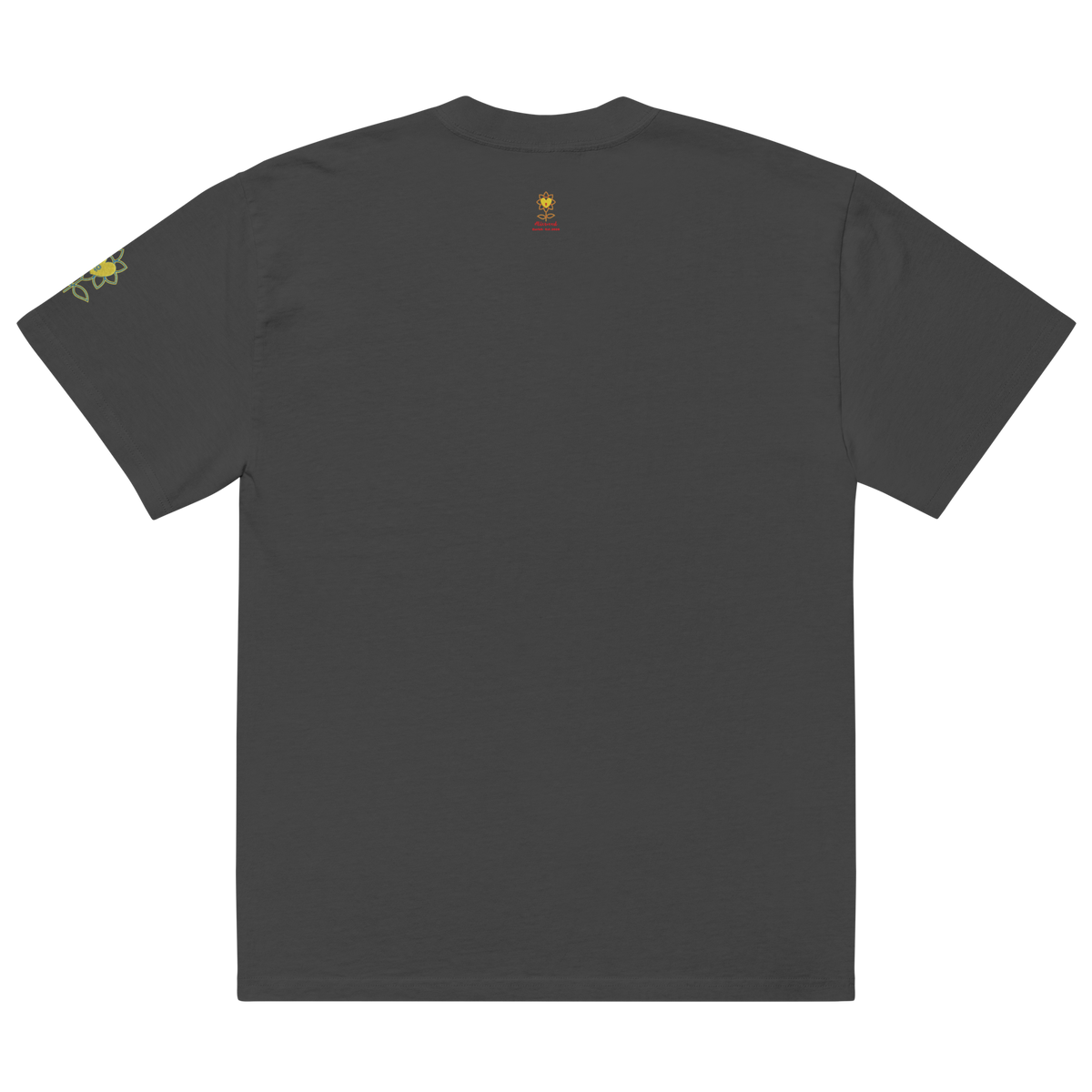 Peace is my status symbol Oversized faded t-shirt - Alivwood