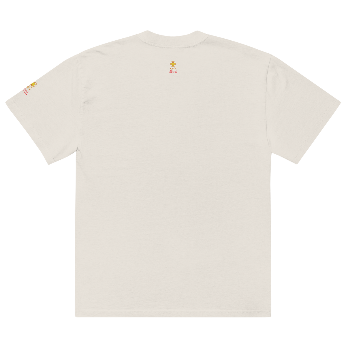 Love your life Oversized faded t-shirt - Alivwood