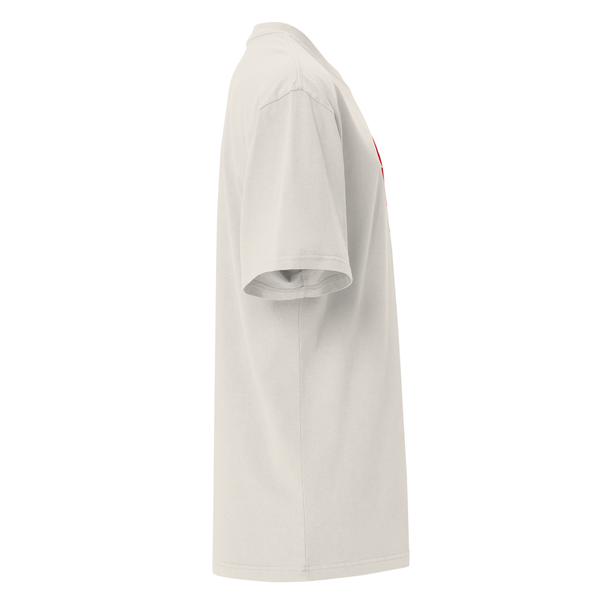 Gimme peace Embroidery Oversized faded t-shirt - Alivwood