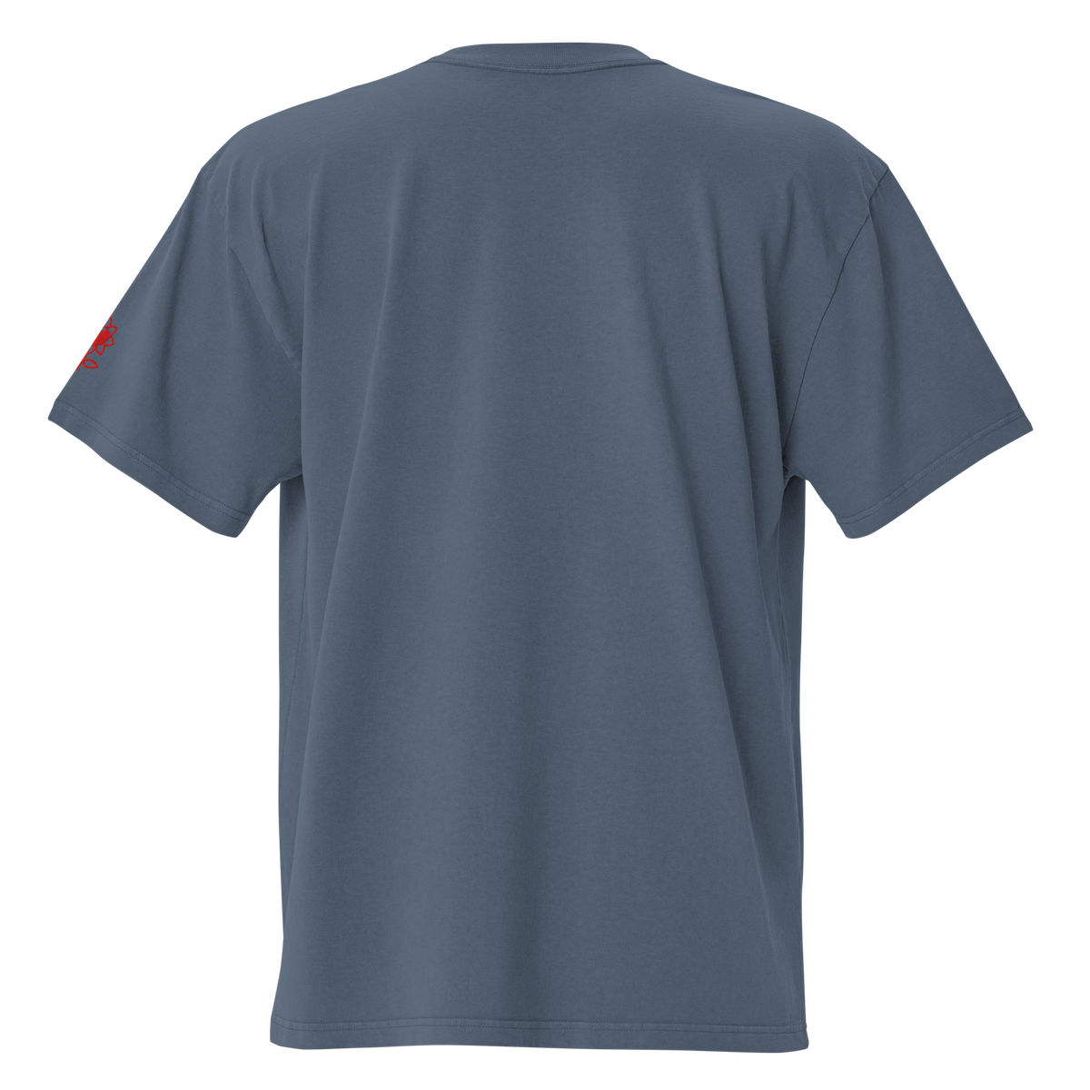 Gimme peace Embroidery Oversized faded t-shirt - Alivwood