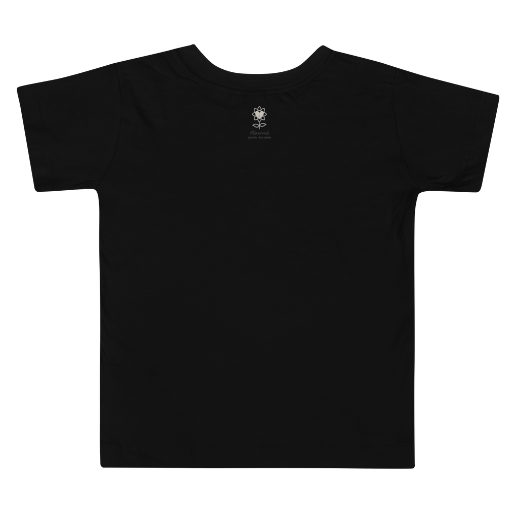 Sunflower kids playing Toddler Short Sleeve Tee - Alivwood