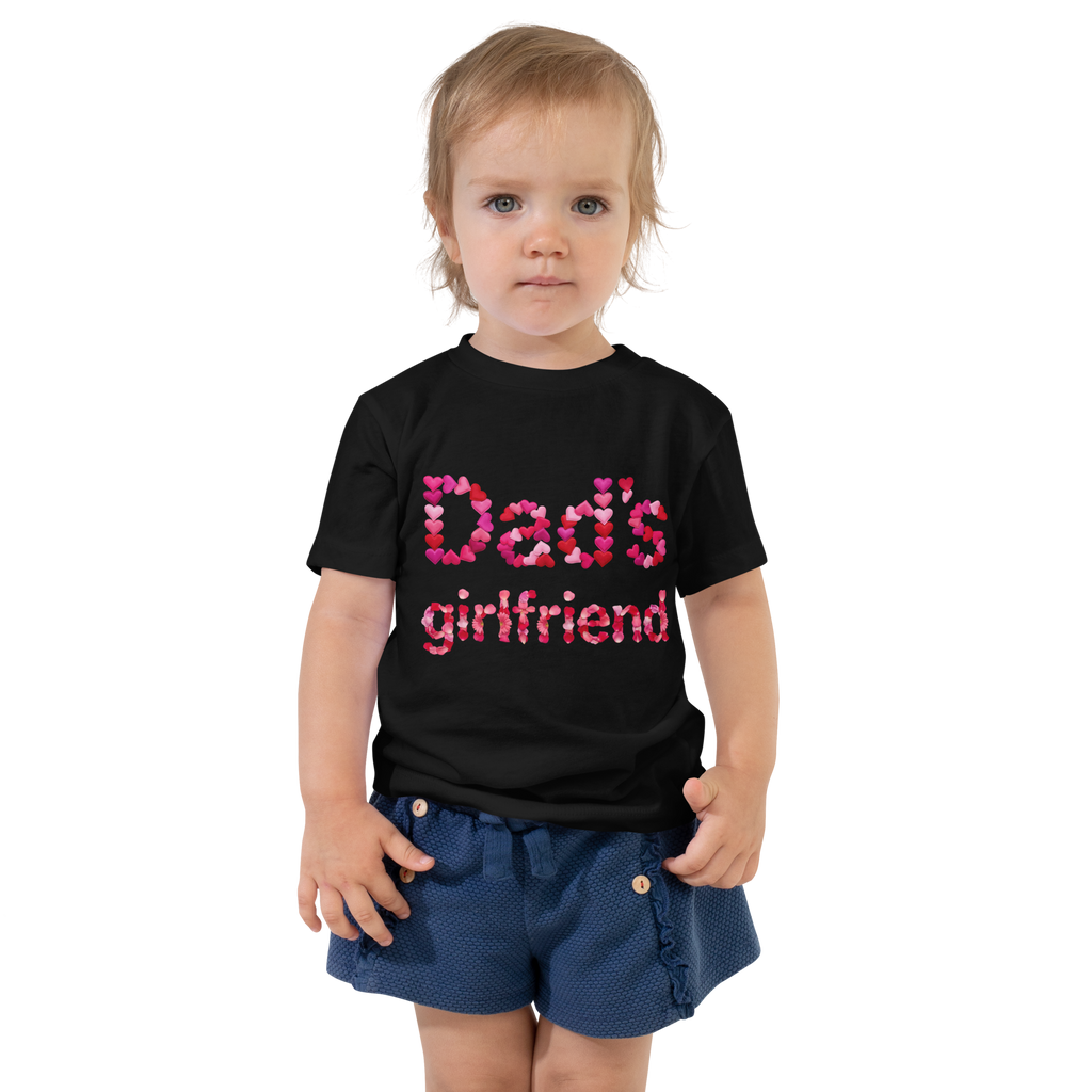 Dad's Girlfriend Toddler Short Sleeve Tee - Alivwood