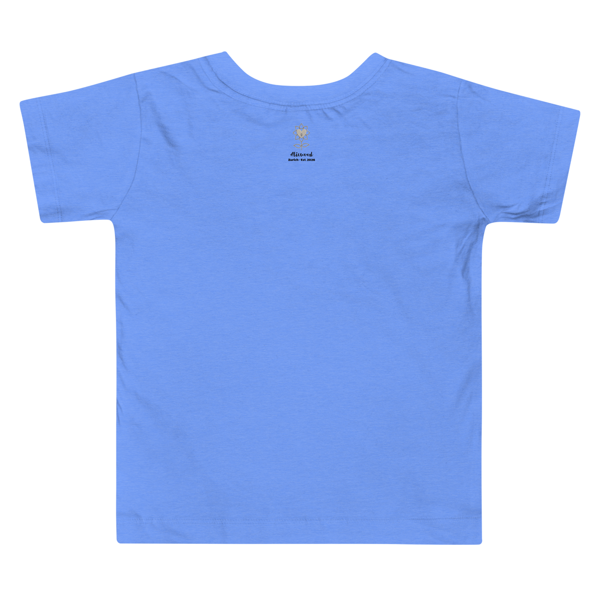 Sunflower kids playing Toddler Short Sleeve Tee - Alivwood