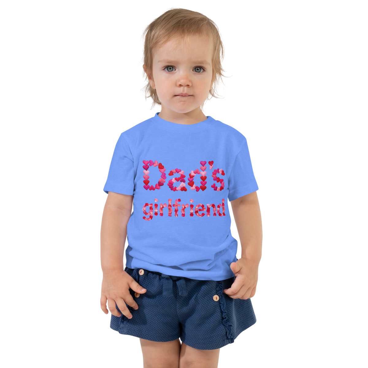 Dad's Girlfriend Toddler Short Sleeve Tee - Alivwood