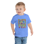 Flower child Vibe Toddler Short Sleeve Tee - Alivwood
