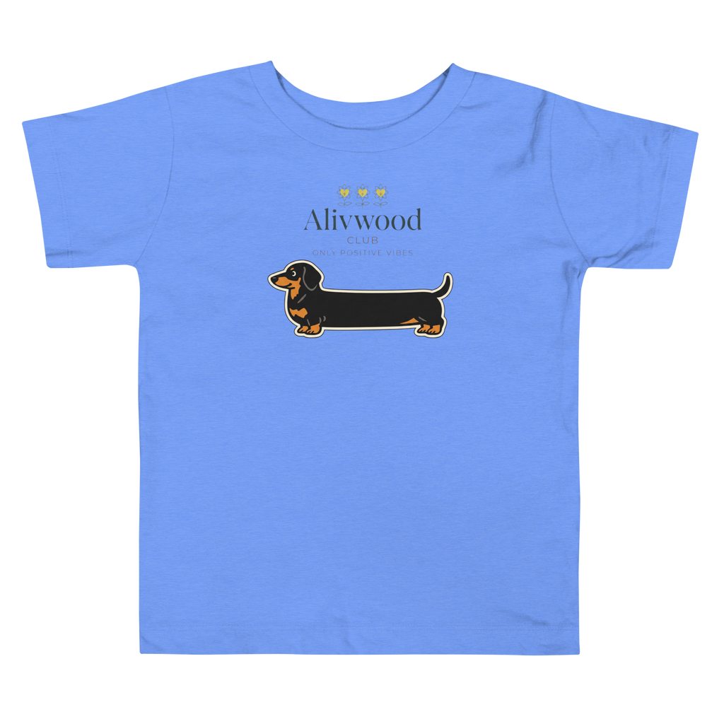 Alivwood sausagedog Toddler Short Sleeve Tee - Alivwood