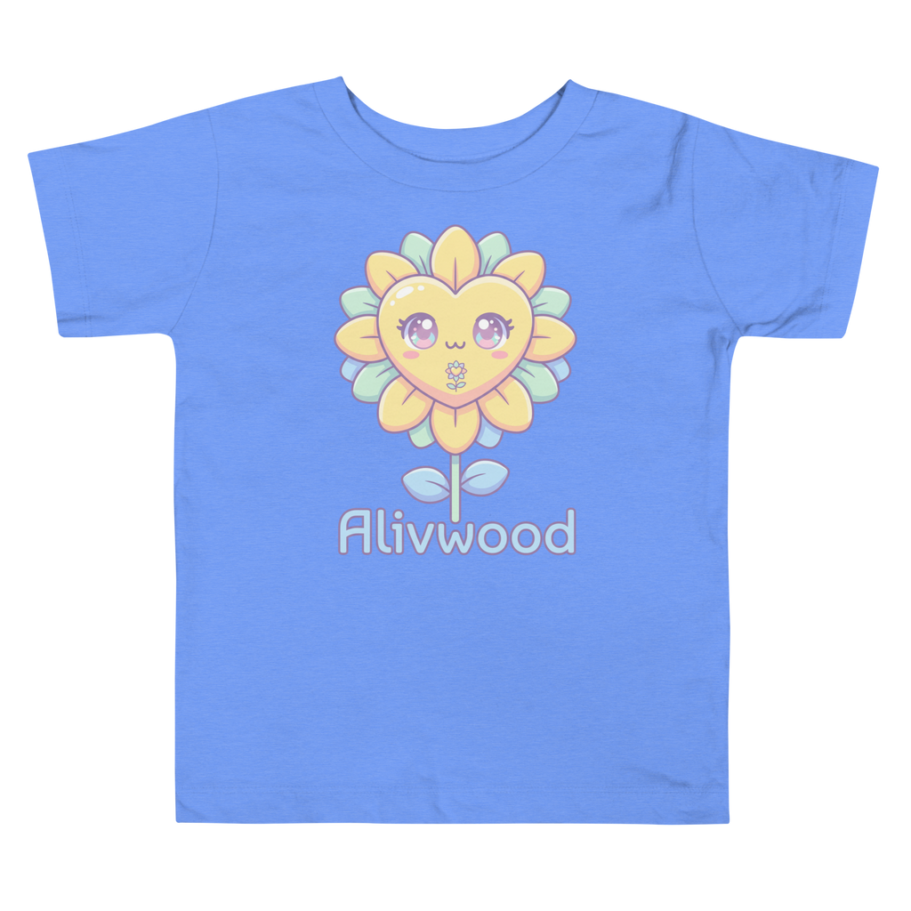 Alivwood funny flower Toddler Short Sleeve Tee - Alivwood