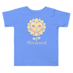 Alivwood funny flower Toddler Short Sleeve Tee - Alivwood