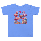 Pink flamingo Toddler Short Sleeve Tee - Alivwood